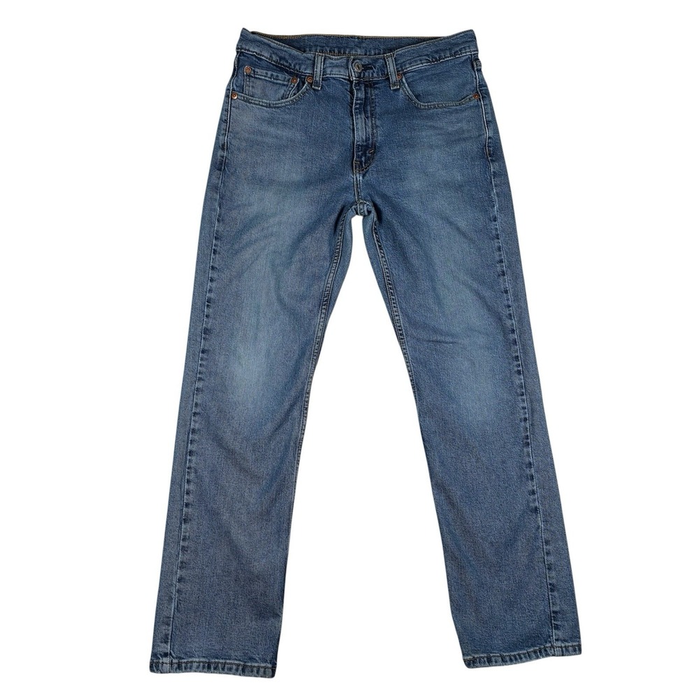 Levi's 514 Men's 32x30 (28.5" actual) Blue Med Wash Straight Stretch Denim Jeans